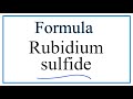 Rubidium and Its Compounds