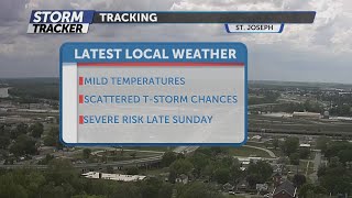 Tracking weekend t-storm chances