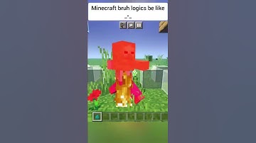 Minecraft weird logics be like part 2 #minecraft #shorts #trend #logic #trending