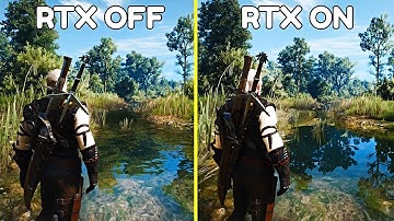 The Witcher 3 Next Gen Patch PC RTX ON Vs OFF Graphics Comparison 4K