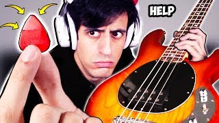 I play Bass with a PICK... (FORBIDDEN FOOTAGE)