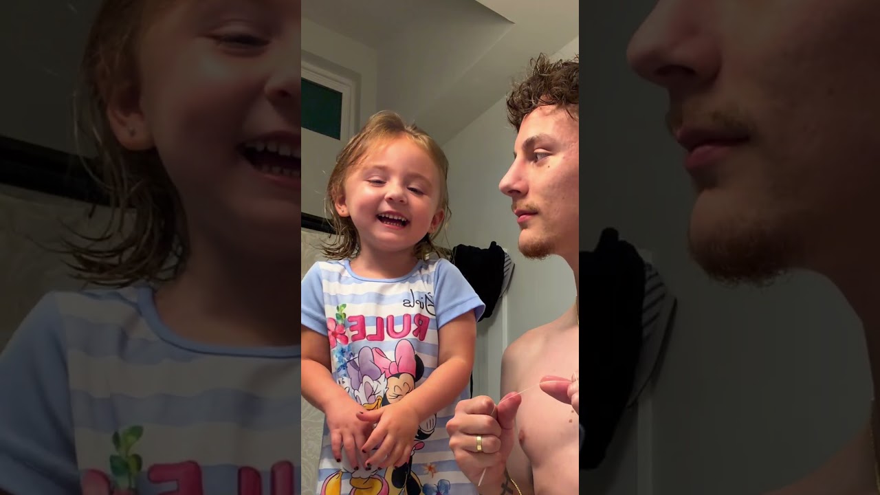 Her laugh is everything🥹 #family #daddydaughter #firsttimedad #toddler