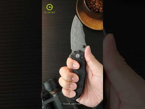 CIVIVI Natterjack with Damascus blade.