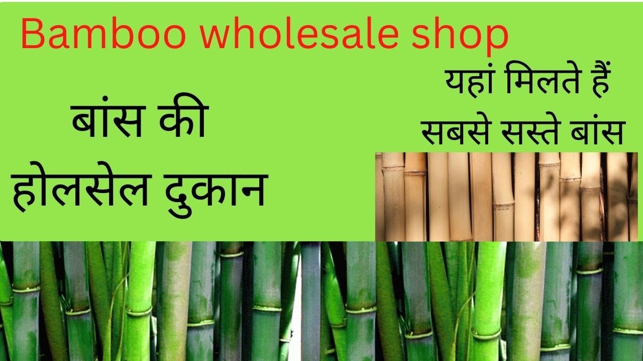 Hindi Version)बाम्बू लाकुड बनाने का व्यवसाय