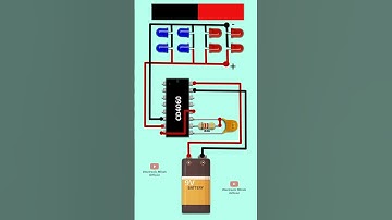 DIY Police Flashlight Circuit | Police light #flashlight #led #policelights