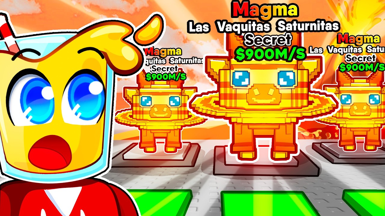 Using INFINITE MAGMA LUCK to Unlock NEW SECRETS in Roblox Steal a Brainrot