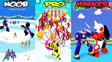 Iron Suit: Superhero Simulator - NOOB vs PRO vs HACKER