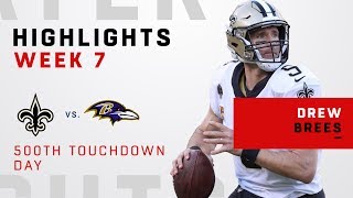 Drew Brees Highlights on His Career Milestone Day!