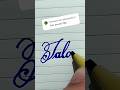 Cursive Writing| Calligraphy| Cursive Lettering#ytshorts #viral #abcd #reels