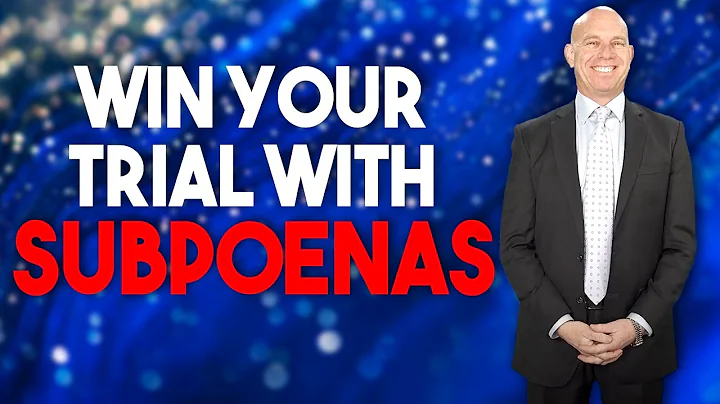 Litigation Fundamentals: Issuing Subpoenas to Obtain Records & Evidence When Litigating in Court - DayDayNews