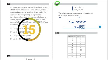 SAT | Test 9 Digital | Module 1 | Problem 13 - IN 30 SECONDS OR LESS