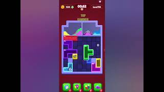 Sand blocks drop puzzle level 114 gameplay walkthrough solution