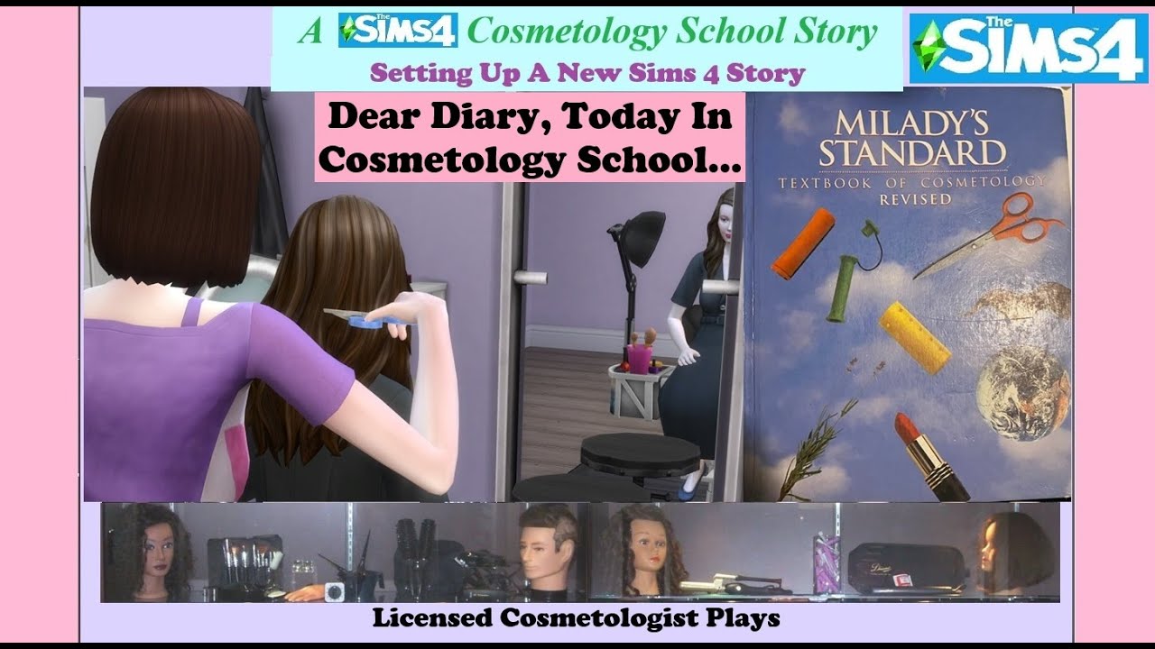 A Sims 4 Cosmetology School Story ~ Episode 1 ~ Setting Up - YouTube