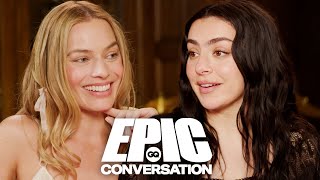 Margot Robbie & Charli xcx Have an Epic Conversation