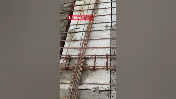 Hidden Beam provide for slab #construction#viralvideo #civilsitevisit
