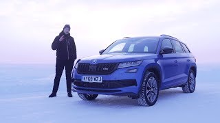 Skoda Kodiaq vRS - ultimate test on track and ice