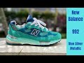 New Balance 992 BLUE SILVER METALLIC : Blue (green?) power !