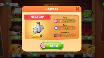 MY COOKING GAME - JAPAN - Sushi Bar (level - 8 ) Gameplay EPISODE 109