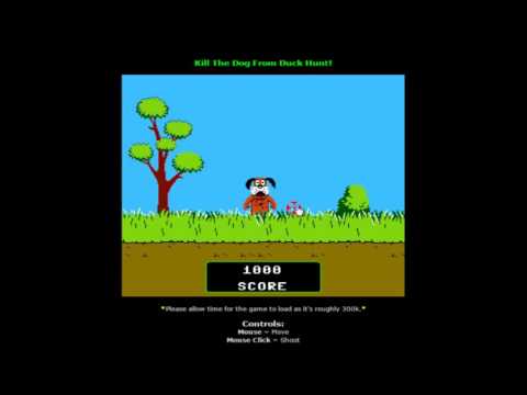 Kill the Dog from Duck Hunt! for web browsers