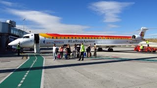 Trip Report Air Nostrum Economy Turin To Madrid Crj-1000 Full Flight Full Hd