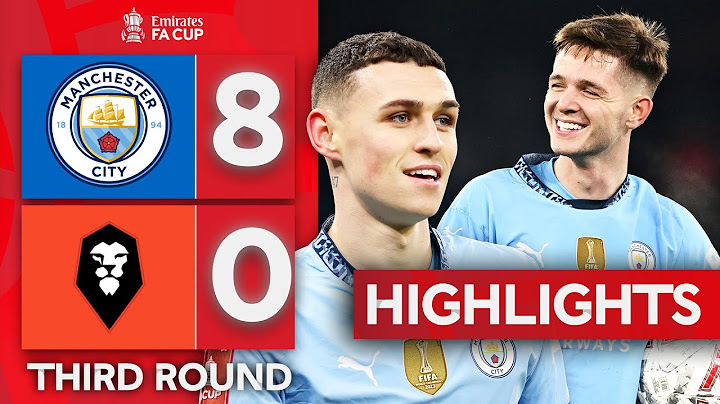 McAtee Hat-Trick Romp Past Salford | Manchester City 8-0 Salford City | Emirates FA Cup 2024-25