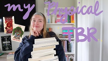 every single book on my physical TBR! + reading goals for 2024