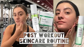 QUICK & EASY POST WORKOUT SKINCARE  | No Water Needed | Parnell Skincare on Sensitive, Acne Skin