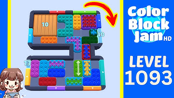 Color Block Jam Level 1093 Solution Walkthrough