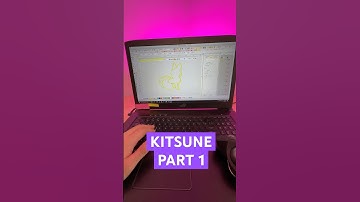 Part1 of digitizing the 9 tailed fox #digitizing #digitizer #embroiderydigitizer #wilcom #embroidery