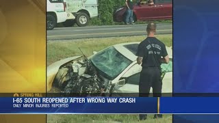 Wrongway Crash On I-65