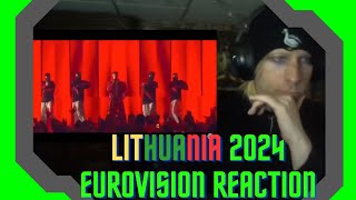 Another American Eurovision Reaction | Lithuania 2024 | Silvester Belt  Luktelk