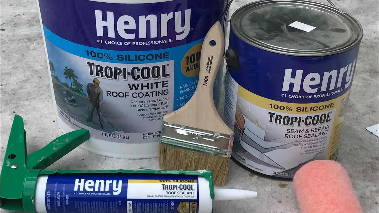 How To Make Your Rv Roof Last For Many Years! // Henry's Tropicool RV Roof  Coat RV Roof Maintenance 