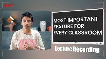 Now Record your Classroom Lectures with this Digital board Feature | Smart Classroom