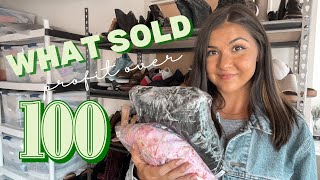 What Sold Over $100 Profit on Poshmark and eBay in My Reselling Business