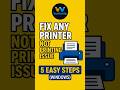 Fix Any Printer Not Printing Issue (Windows) | 5 Easy Steps – 2025 Guide!