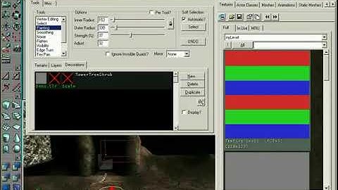 3DBuzz Unreal Tournament 2004 Terrain tutorial: Deco Layers