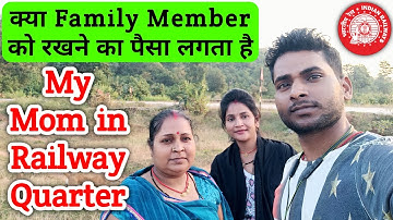 My Mom in Railway Quarters | Duty Vlog | Railway Group D | Vicky Raj Railway | Vicky And Guriya Vlog