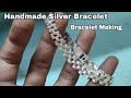 Silver Bracelet Making || How To Make Silver Bracelet || 24k Silver Bracelet