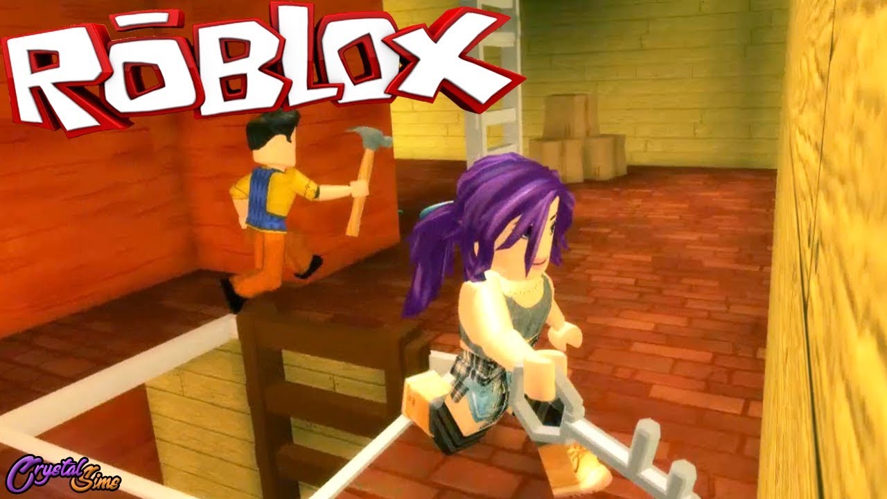 Me Cuelo En Casa Del Vecino Roblox Hello Neighbor Crystalsims Youtube - me cuelo en la casa del vecino bloxburg roblox youtube