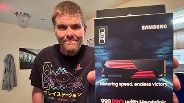 How to install and setup a Samsung 990 pro SDD with Heatsink on a PlayStation 5