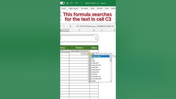 Quick way to Search Data in Excel