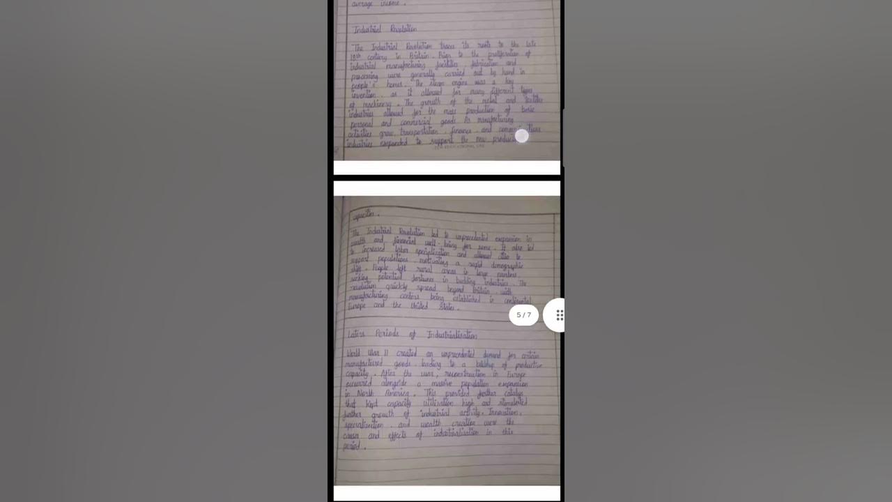 Industrialization Project Geography Project for School EDUCATION