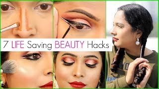 7 New MAKEUP & HAIR Beauty HACKS You MUST Try | #Haircare #Sketch #ShrutiArjunAnand