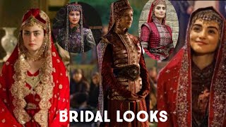 Bridal looks of All Hatuns of Kayi Tribe |Dresses | Drillis Ertugrul | Kurulus Osman | TIY Crafts