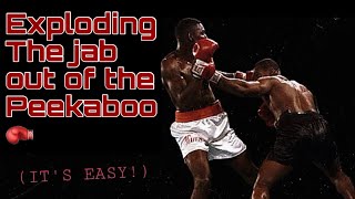 Boxing punch training / Jabbing out of the roll 