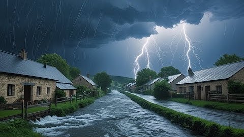 99.99% Say Goodbye to Stress and Sleep Instantly with POWERFUL HURRICANES and THUNDERSTORMS