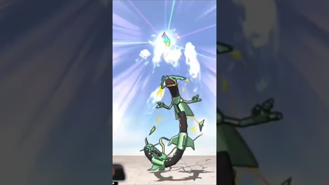Mega Rayquaza Evolution Animation Cutscene - Pokémon Omega Ruby