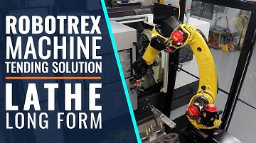 RoboTrex Machine Tending Solution - Lathe - Long Form - 2021