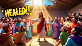 Jesus Heals the Paralyzed Man 🧍‍♂️ | Animated Bible Story for All Ages | Luke 5:17–26
