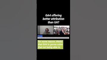 GA4 offering better attribution than UA? #shorts #ppc #googleads #ga4 #business #marketing